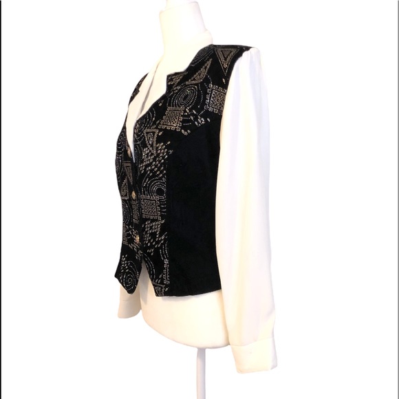 Tres Paquette Layered Vest/Blouse NWTO - Picture 2 of 9